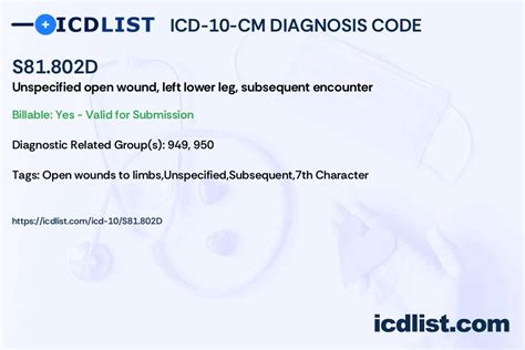 unspecified wound icd 10